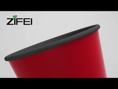 Nuove ciotole di carta con rivestimento nero per cibo caldo e freddo.