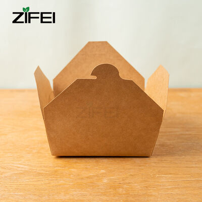 Imballaggi biodegradabili in cartone kraft marroni e bianchi rispettosi dell'ambiente per strategie di imballaggio sostenibili per le imprese