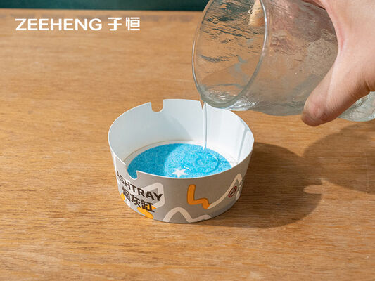 Ciotola di carta rettangolare da 6 once con materiale SAP e autoestinguente a schiuma d'acqua per hotel, ristoranti e case