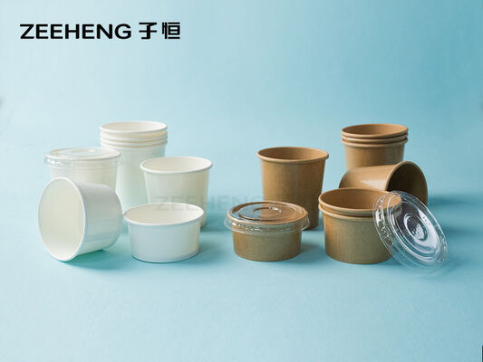 Disposable Paper Sauce Cups with 210gsm Paper and 34g PE Coating - Leakproof and Available in 1.5oz, 2oz, 3oz, 4oz Sizes