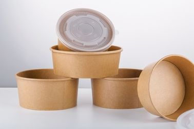 L'abitudine riciclabile di 100% porta via il campione libero eliminabile di carta delle ciotole di minestra
